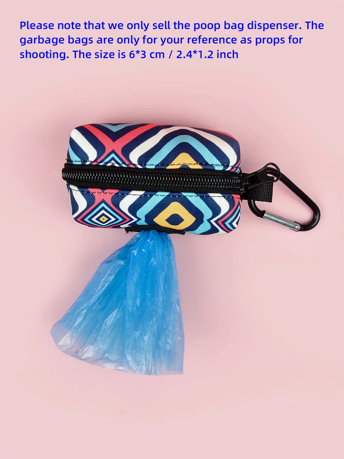 Vibrant Print Poop Bag Dispenser - Bags Sold Separately