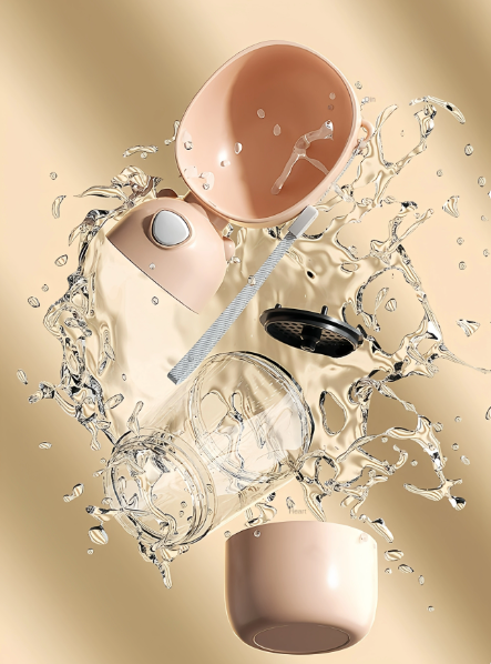 Portable Dog Water Bottle with Food Dispenser