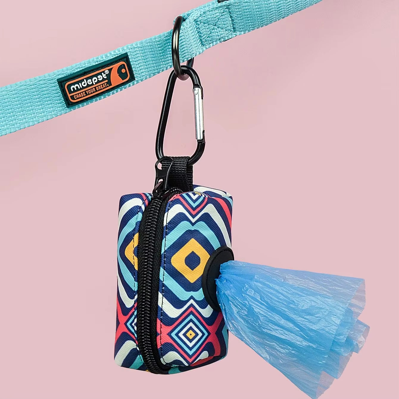 Vibrant Print Poop Bag Dispenser - Bags Sold Separately